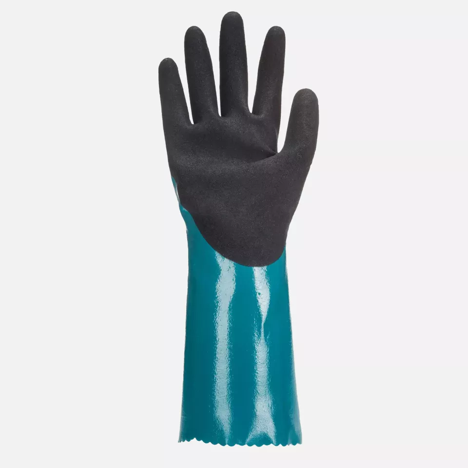 Portwest AP60B8R, Sandy Grip Lite Gauntlet, Blue/Black, image 2, gallery thumbnail