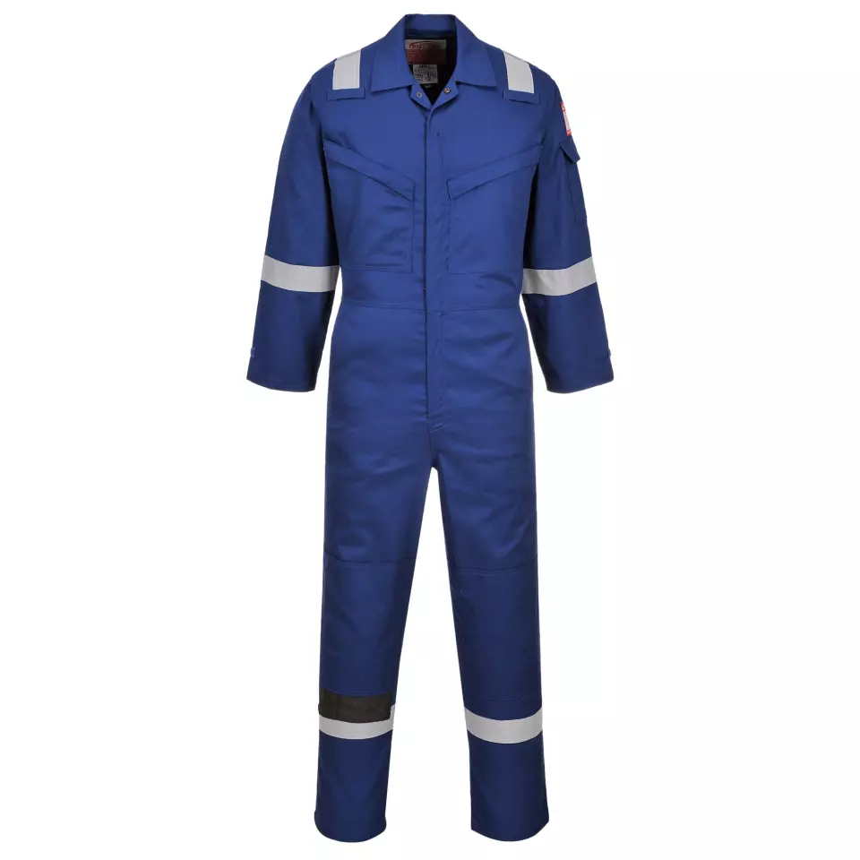 Portwest FR21RBR, Bizflame Work Flammhemmender superleichter antistatischer Overall, Royalblau