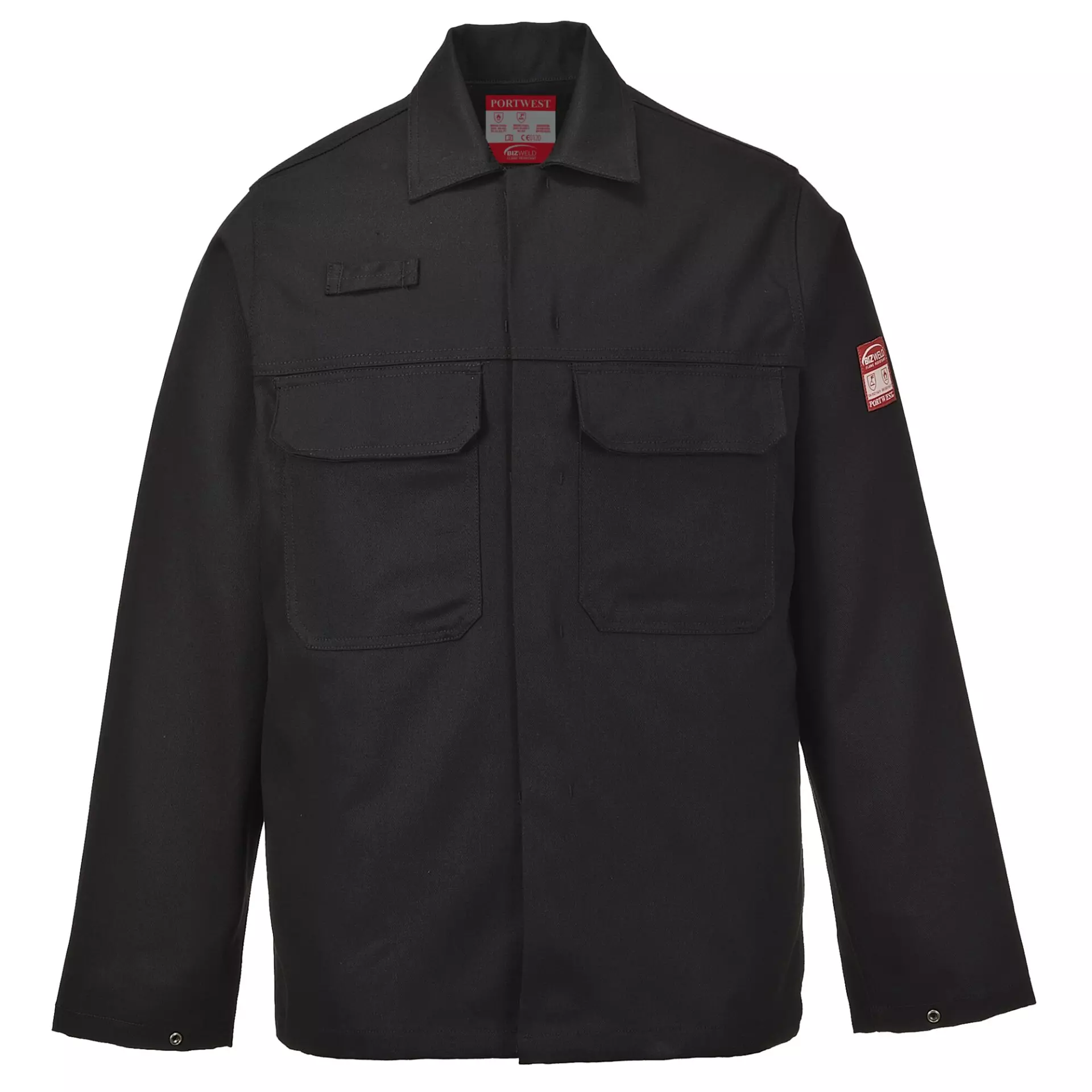 Portwest BIZ2BKR, Bizweld FR Jacket, Black, image 1