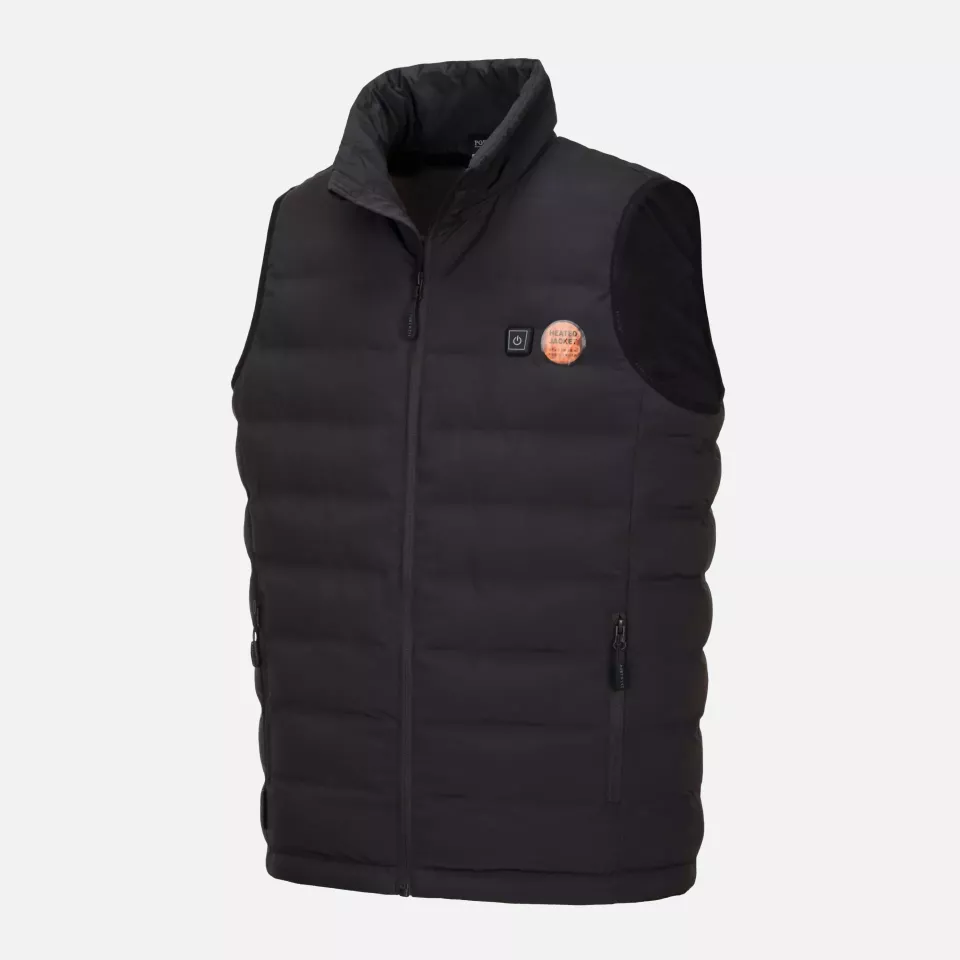 Portwest S549BKR, Ultrasonic Heated Tunnel Bodywarmer, Black, image 3, gallery thumbnail