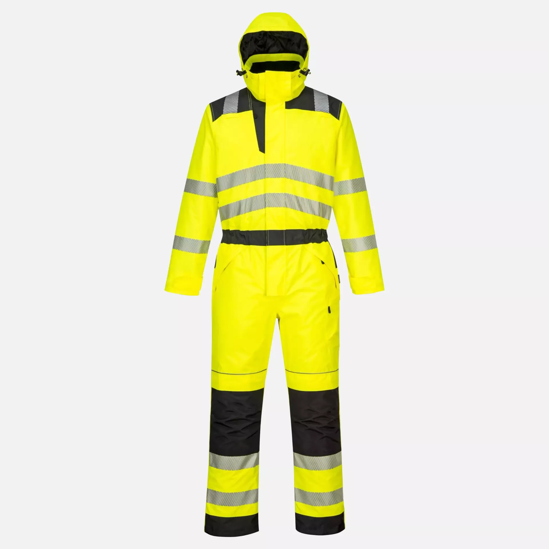 Portwest PW352YBR, PW3 Hi-Vis Winteroverall, Gelb/Schwarz, image 1