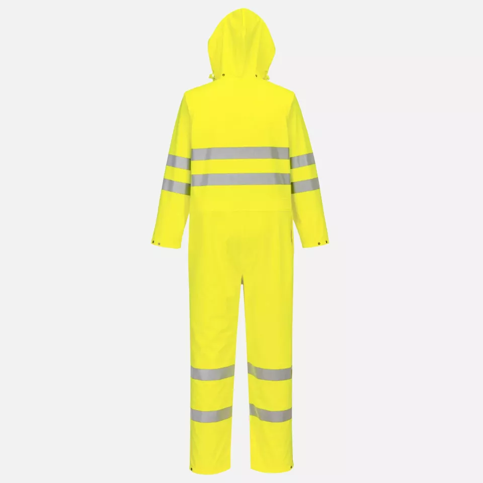 Portwest S495YER, Sealtex Ultra Hi-Vis Rain Coverall, Yellow, image 2, gallery thumbnail