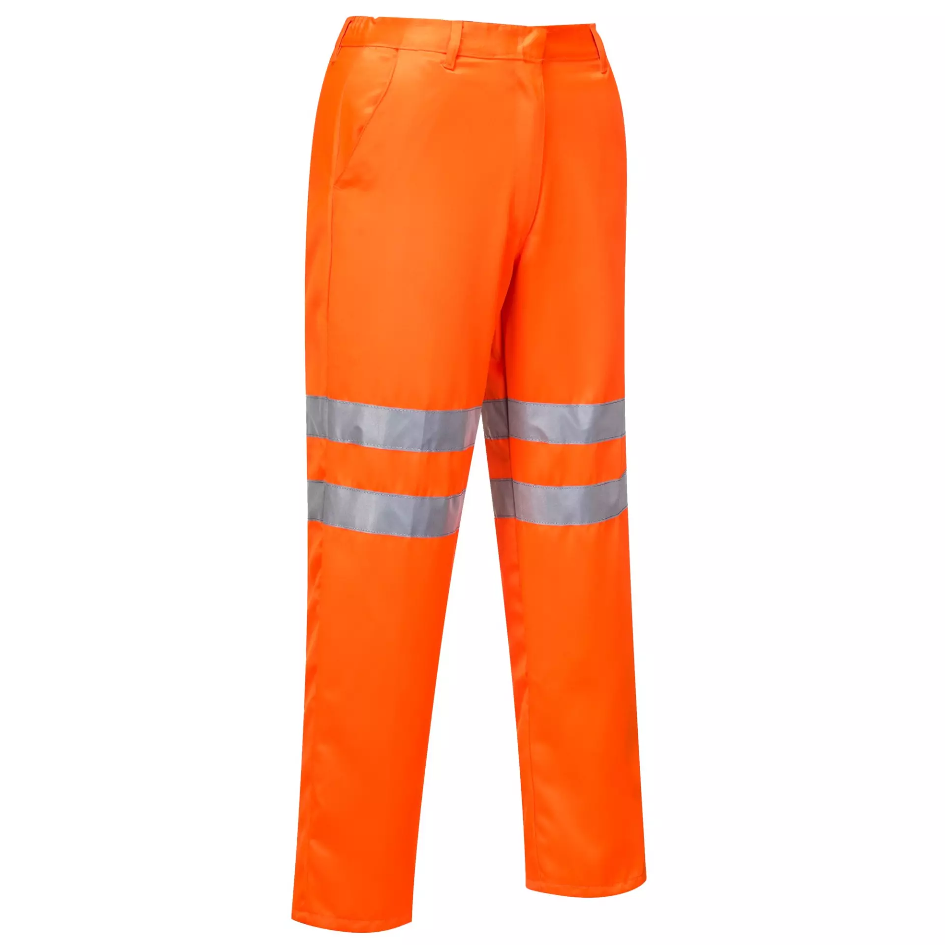 Portwest RT45ORR, Hi-Vis Polycotton Service Trousers, Orange
