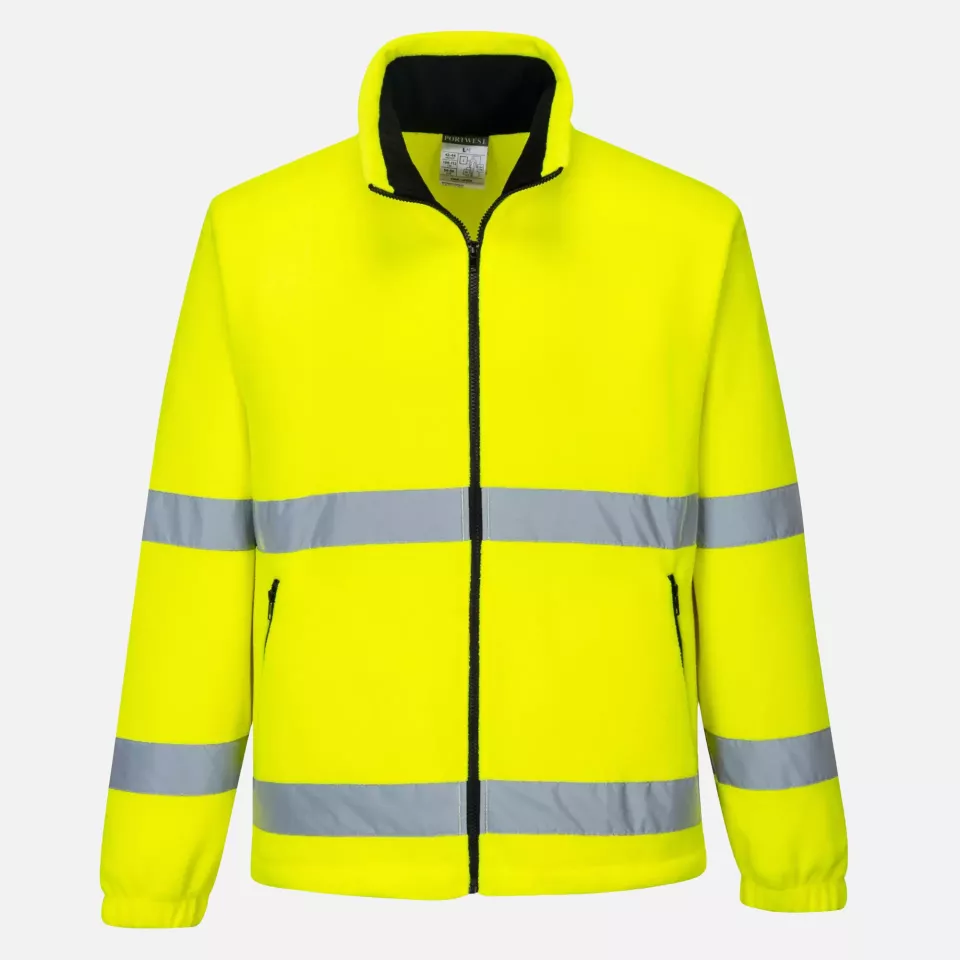 Portwest F250YER, Warnschutz Essential Fleecejacke, Gelb, image 1, gallery thumbnail