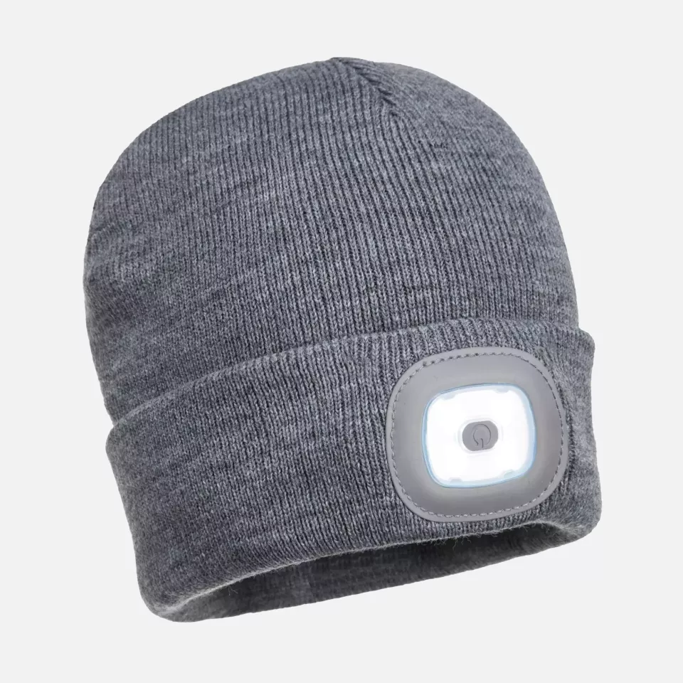 Portwest B029, Beanie USB Rechargeable LED Head Light, image 2, gallery thumbnail