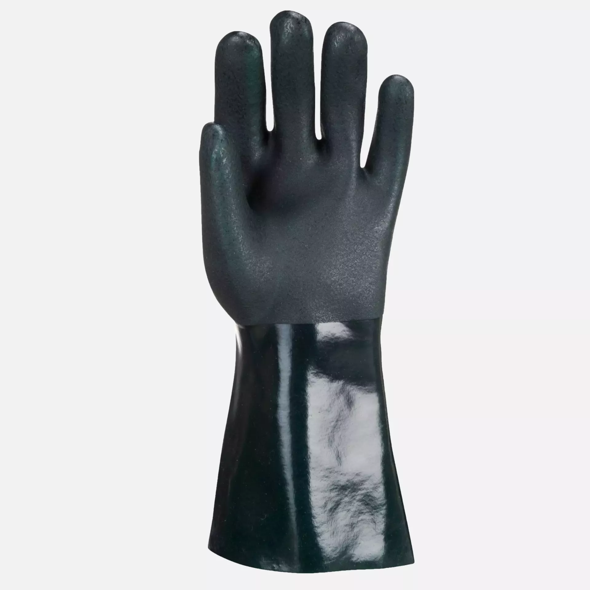 Portwest A835GNR, Double Dipped PVC Gauntlet 35cm, Green, image 3
