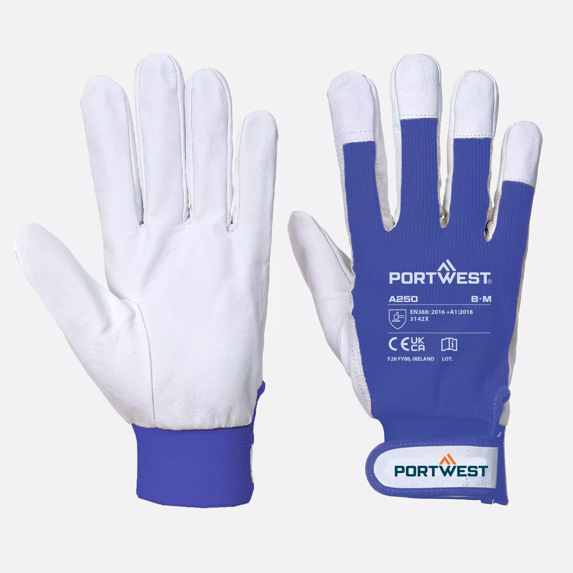 Portwest A250BLU, Tergsus Glove, Size M, Blue, image 2