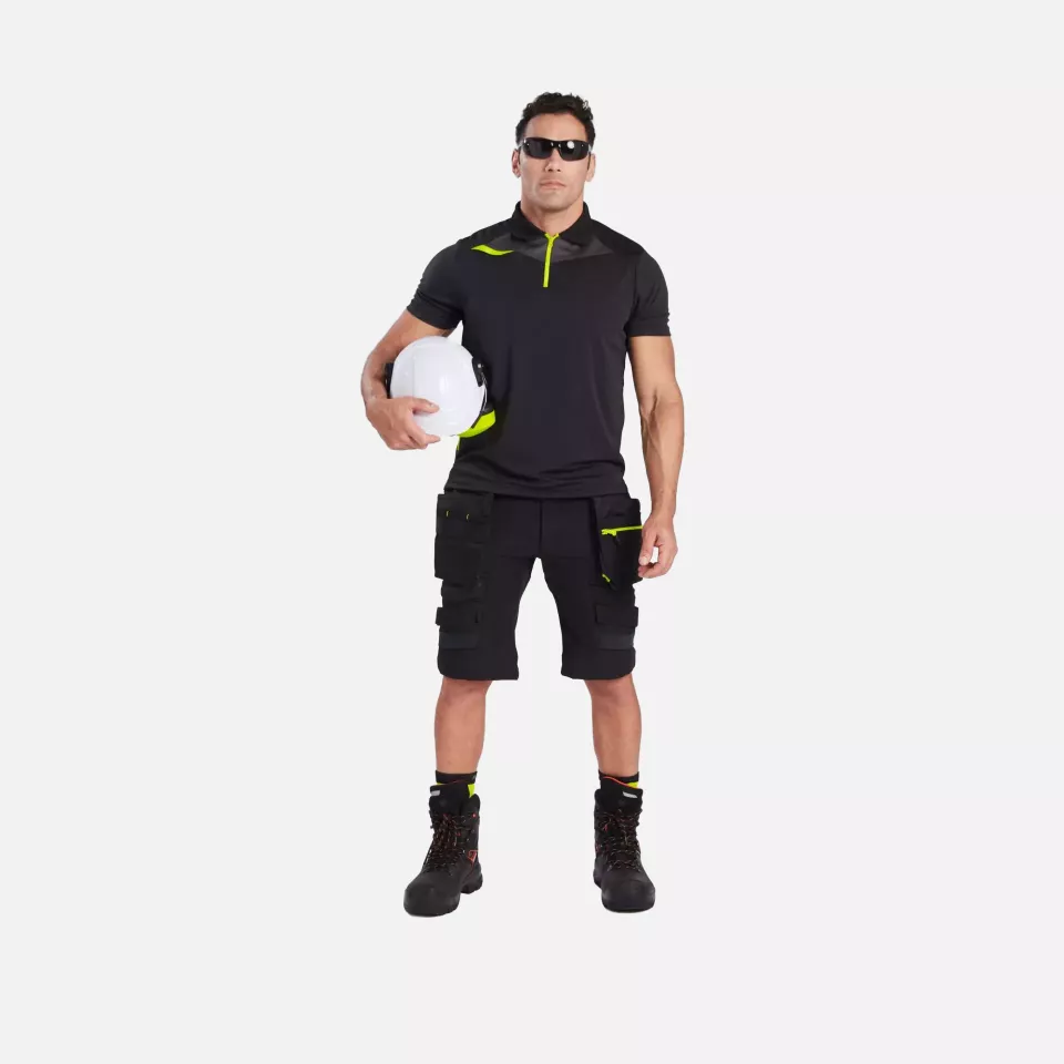 Portwest DX410BKR, DX4 Kurzarm-Poloshirt, Schwarz, image 10, gallery thumbnail
