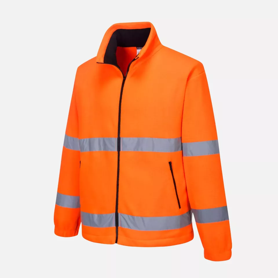 Portwest F250ORR, Essential Warnschutz-Fleecejacke, Orange, image 4, gallery thumbnail