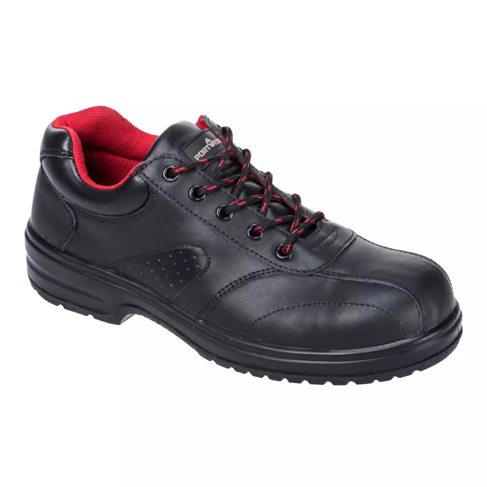 Portwest FW41BKR, Steelite Women's Safety Shoe S1, Black, image 1, gallery thumbnail