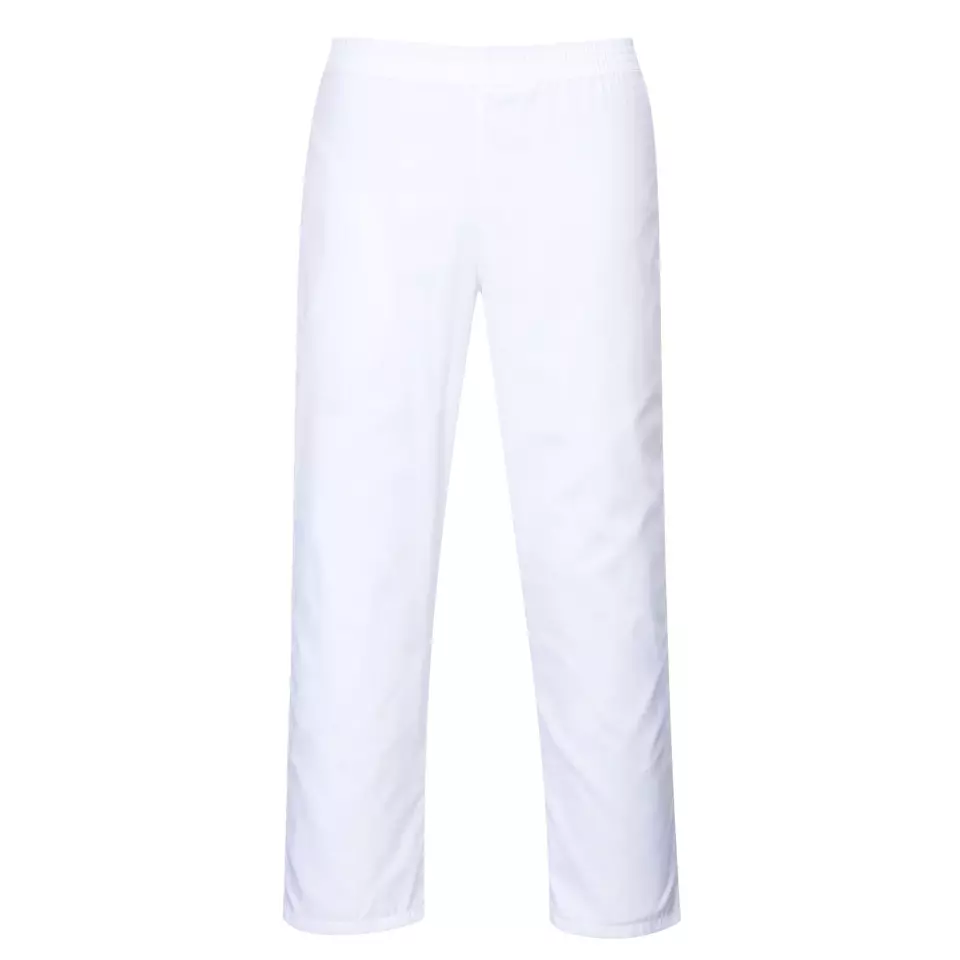 Portwest 2208WHR, Bakers Trousers, White, image 1, gallery thumbnail