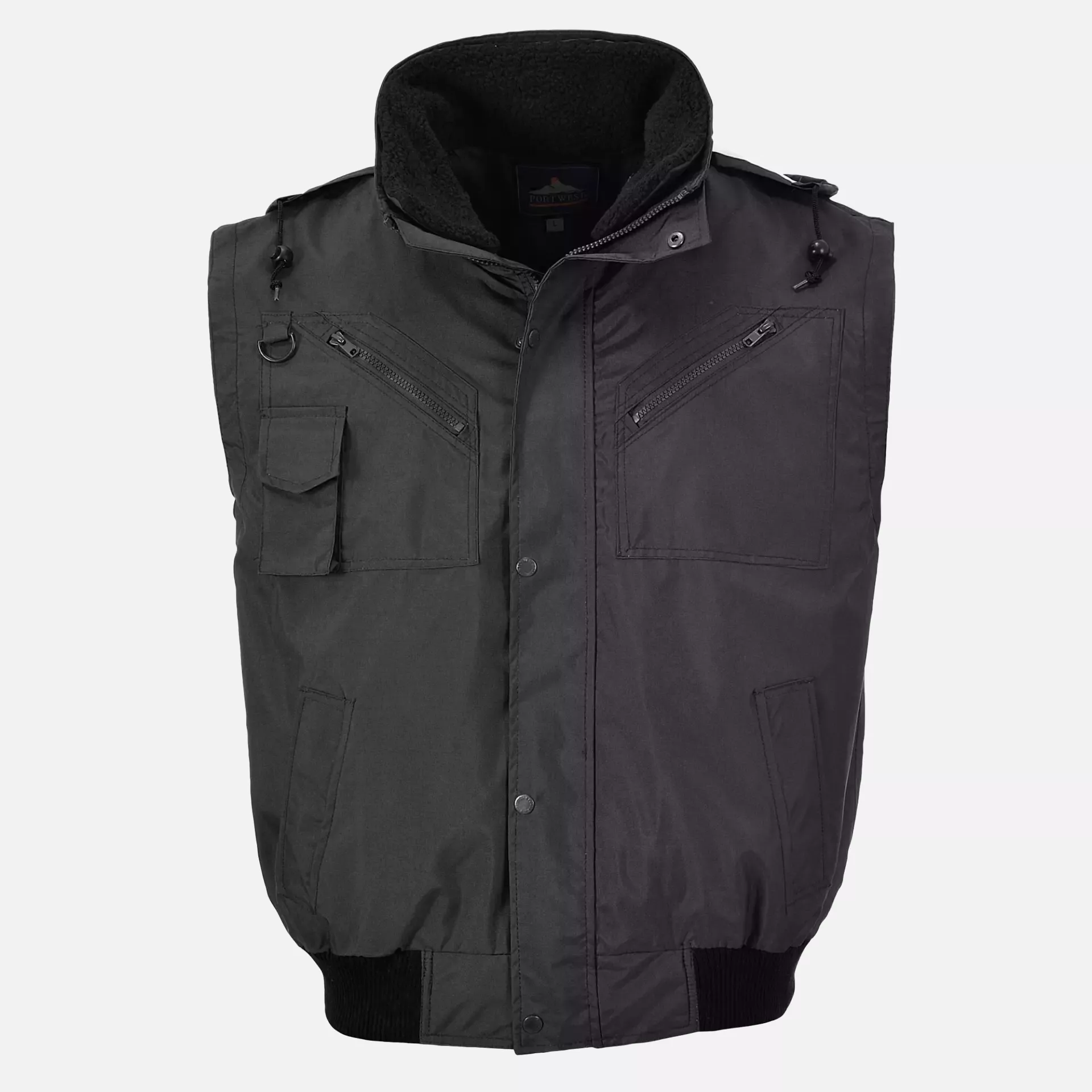 Portwest F465BKR, 3-in-1 Bomber Jacket, Black, image 8