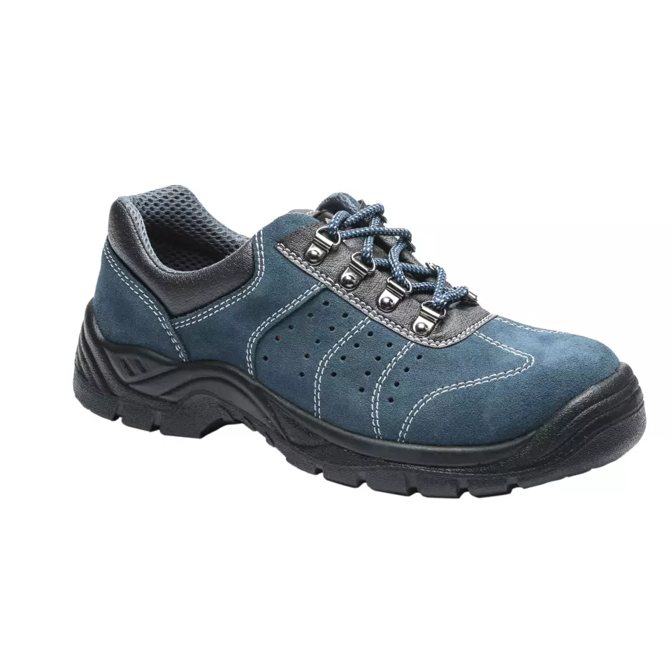 Portwest FW02BLU, Steelite Perforated Shoe S1P, Blue, image 1, gallery thumbnail