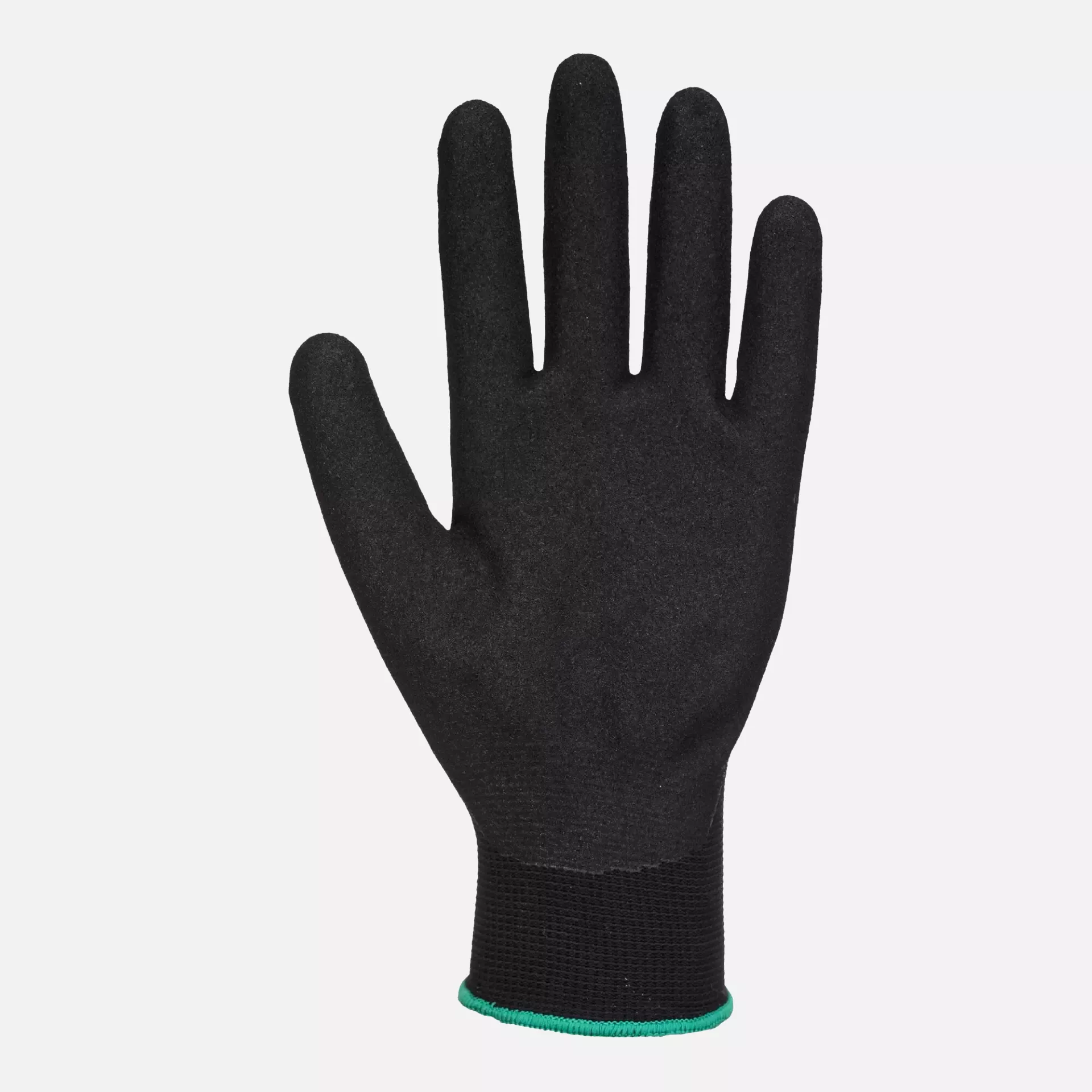 Portwest A335K8R, Dermi-Grip NPR15 Sandy Nitril-Handschuhe, Schwarz, image 2