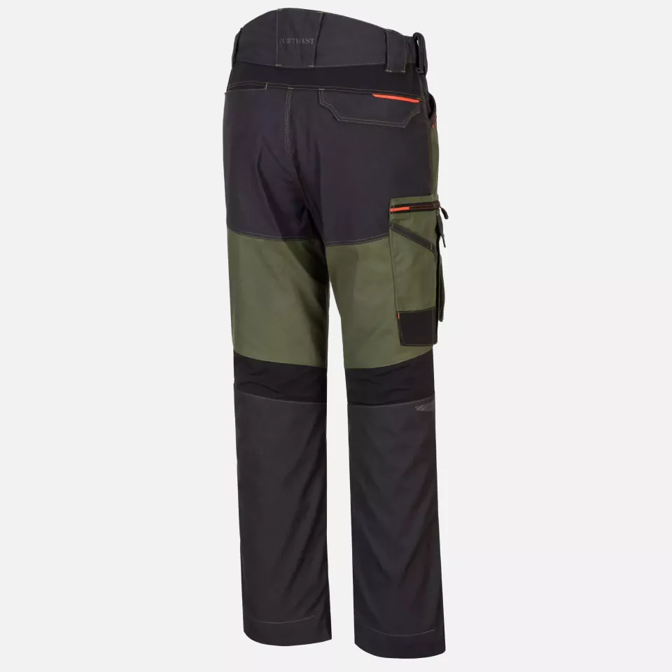 Portwest T701OGR, WX3 Work Trousers, Olive Green, image 3, gallery thumbnail