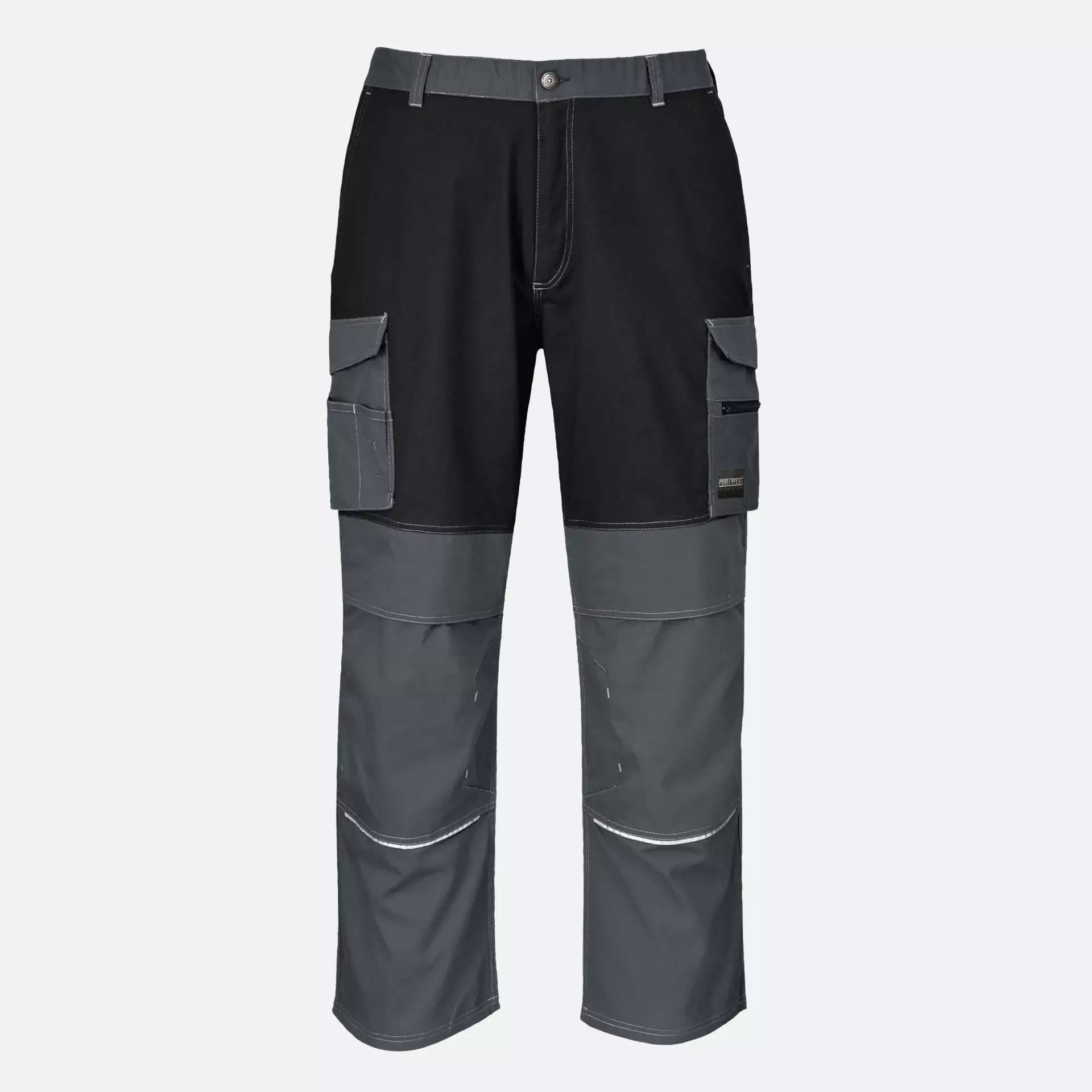 Portwest KS13ZBR, Granite Trousers, Zoom Grey/Black, image 1