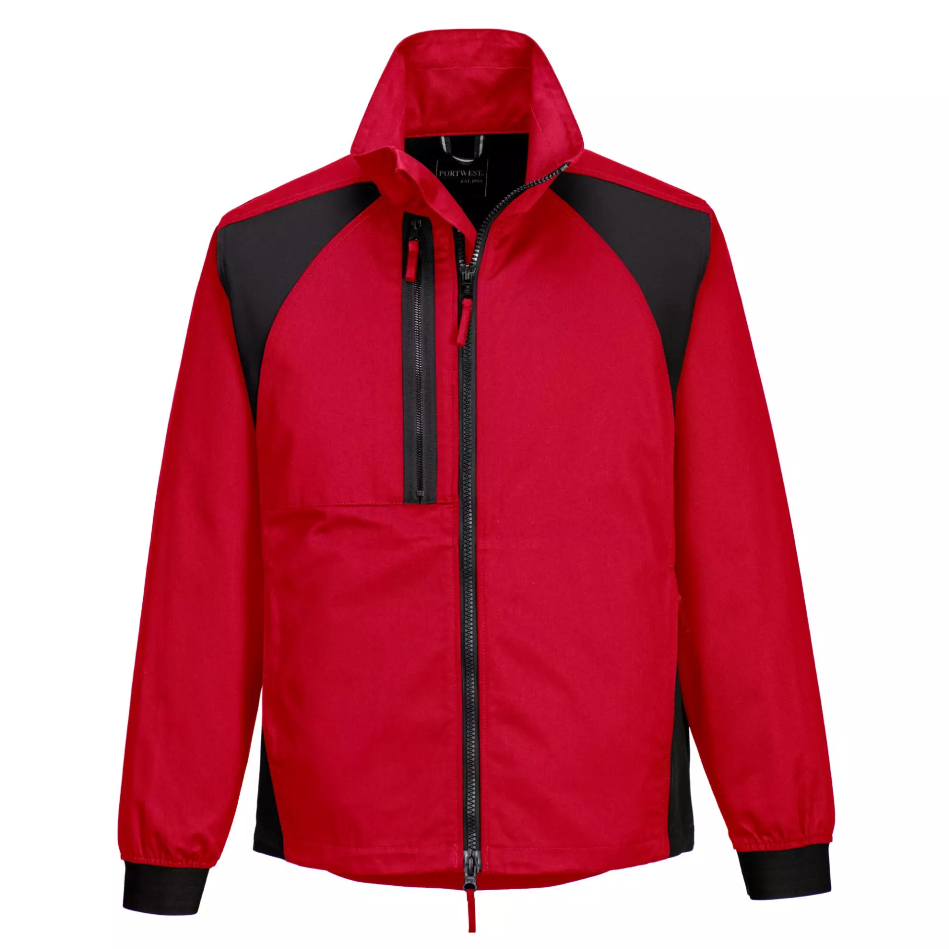 Portwest CD885DRR, WX2 Eco Stretch Work Jacket, Deep Red