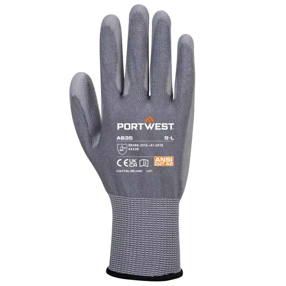 Portwest A635G7R, Economy Schnittschutzhandschuh, Grau, image 1, gallery thumbnail