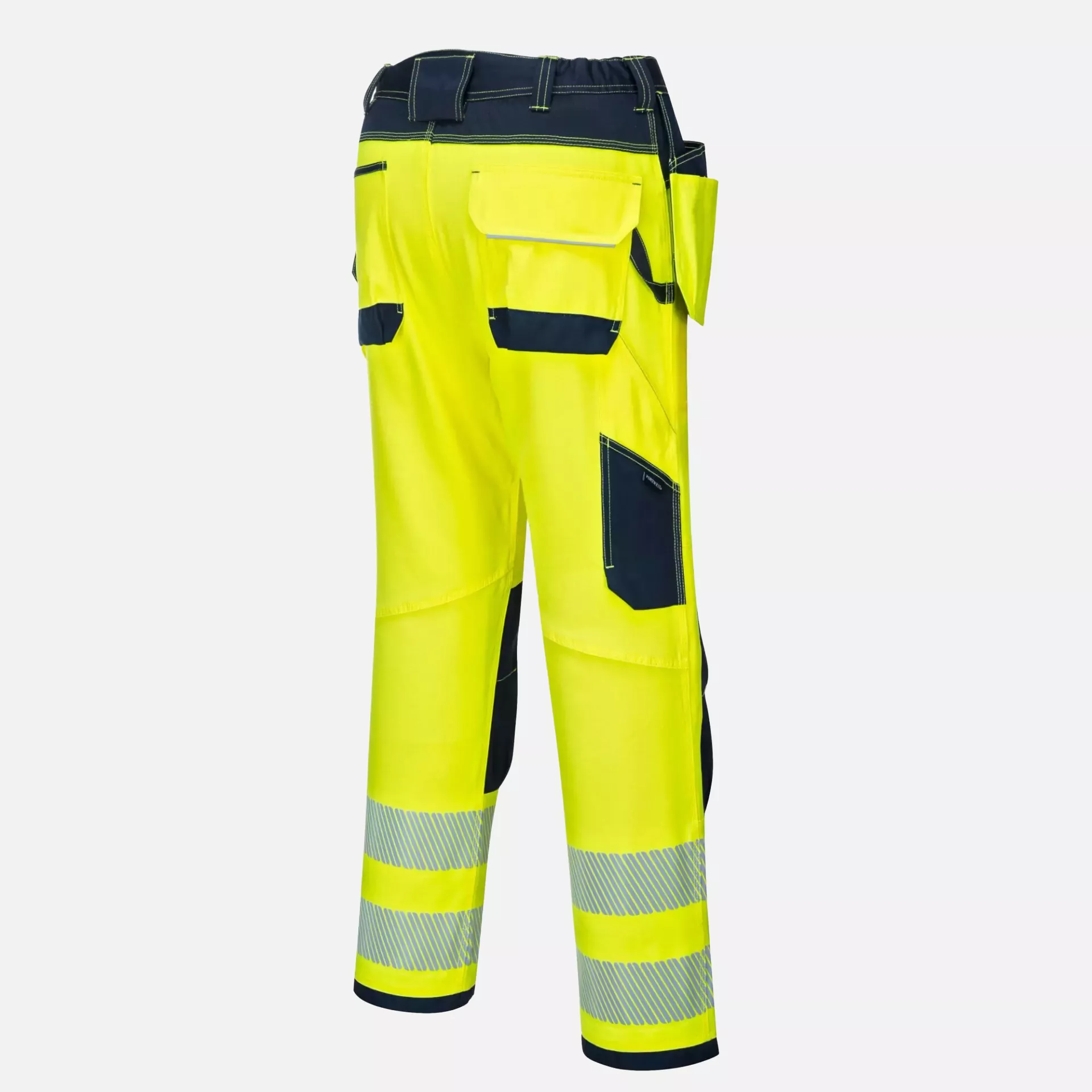 Portwest T501YNR, PW3 Hi-Vis Arbeitshose mit Holstertaschen, Gelb/Marine, image 3