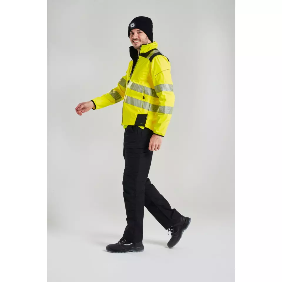 Portwest T402YBR, PW3 Hi-Vis Softshell (3L), Yellow/Black, image 3, gallery thumbnail