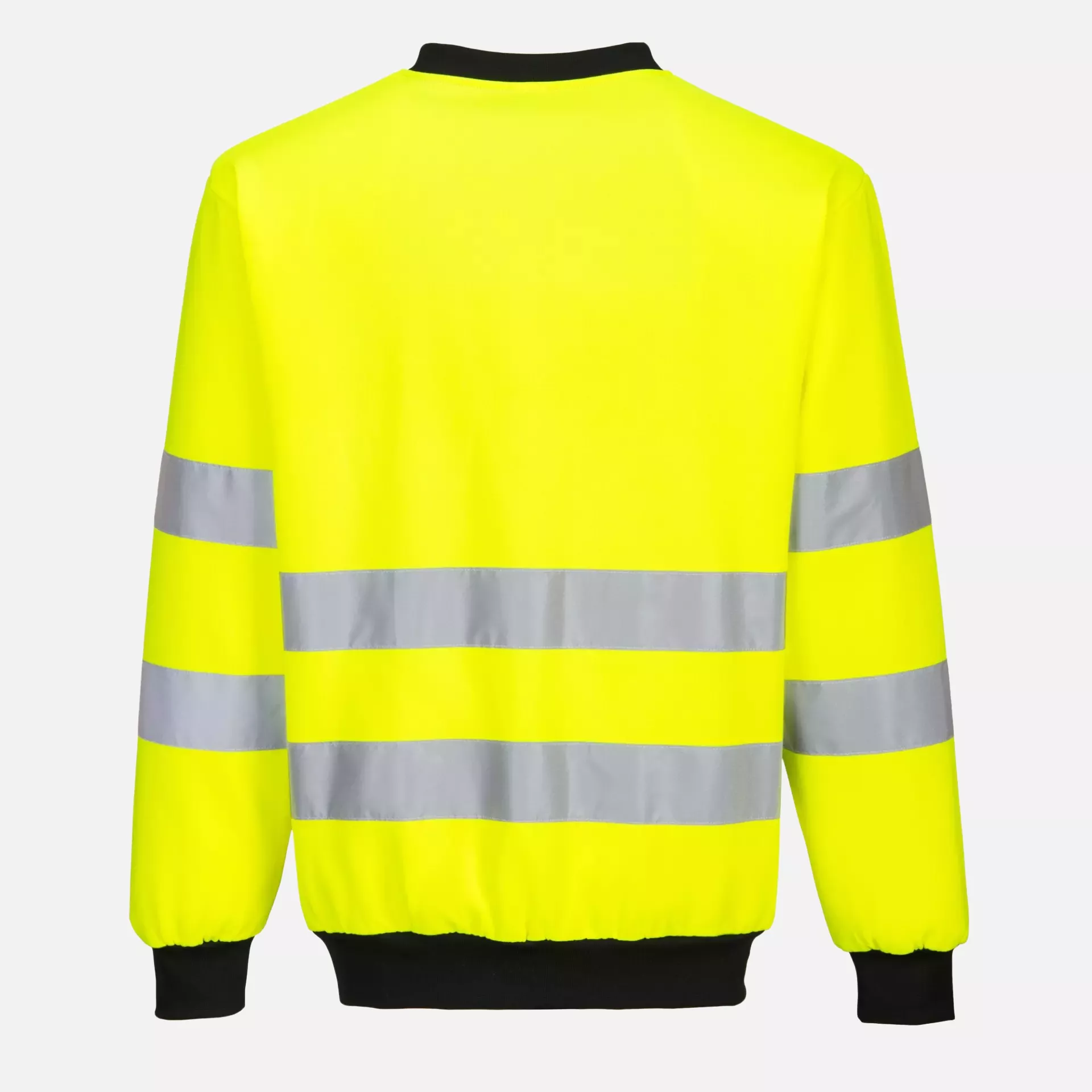 Portwest PW277YBR, PW2 Hi-Vis Sweatshirt, Yellow/Black, image 2