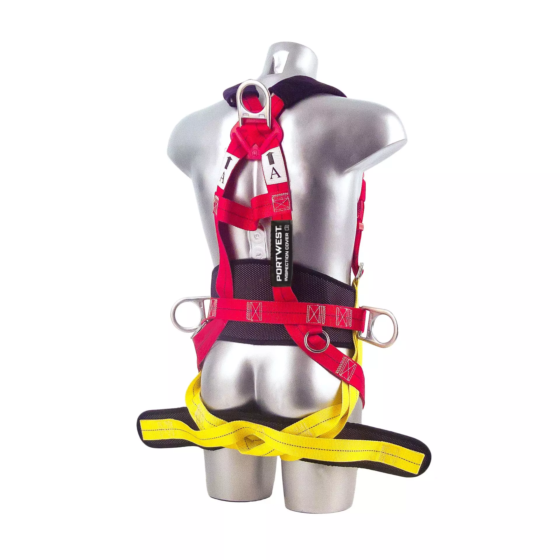 Portwest FP18RER, 3 Point Comfort Plus Harness, Red, image 3