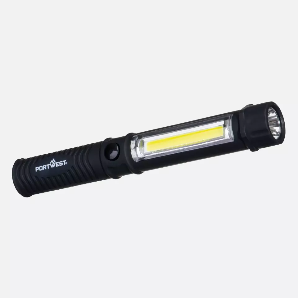 Portwest PA65BKR, Inspection Flashlight, Black, image 1, gallery thumbnail