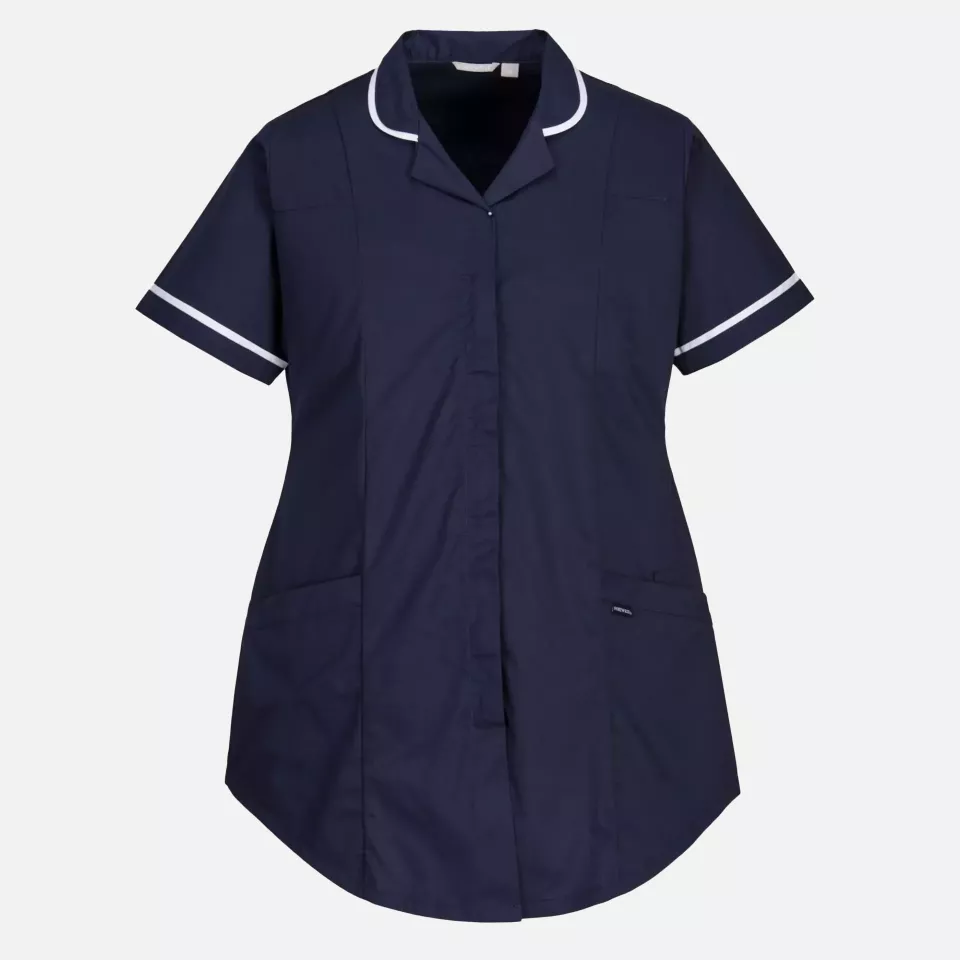 Portwest LW18NAR, Stretch Maternity Tunic, Navy, image 1, gallery thumbnail