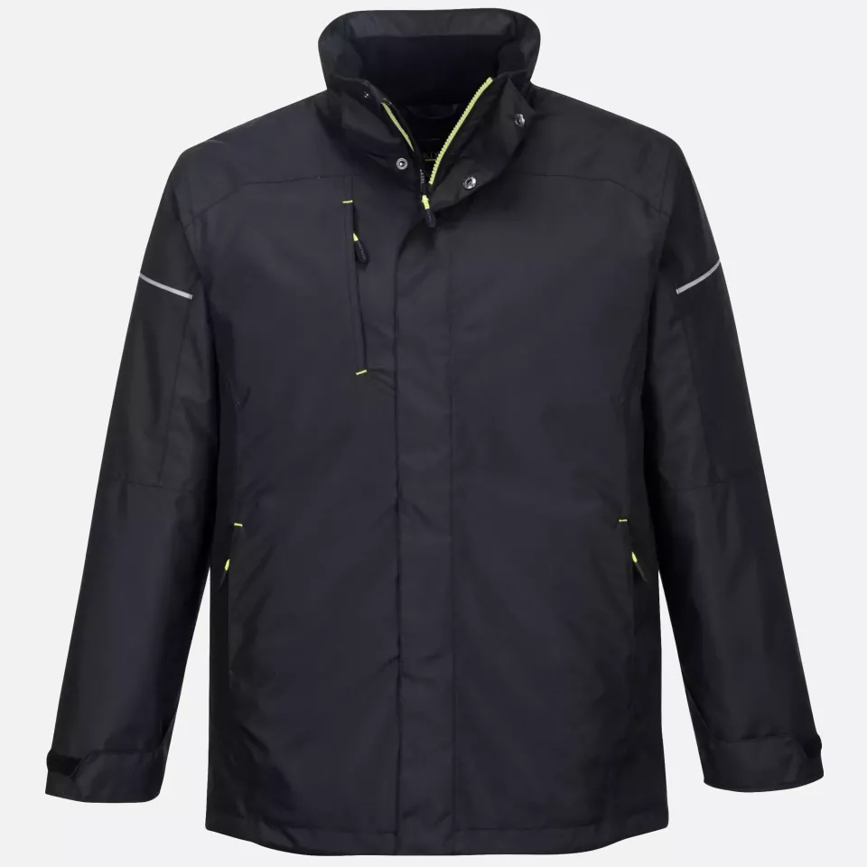 Portwest PW362BKR, PW3 Winter Jacket, Black, image 1, gallery thumbnail