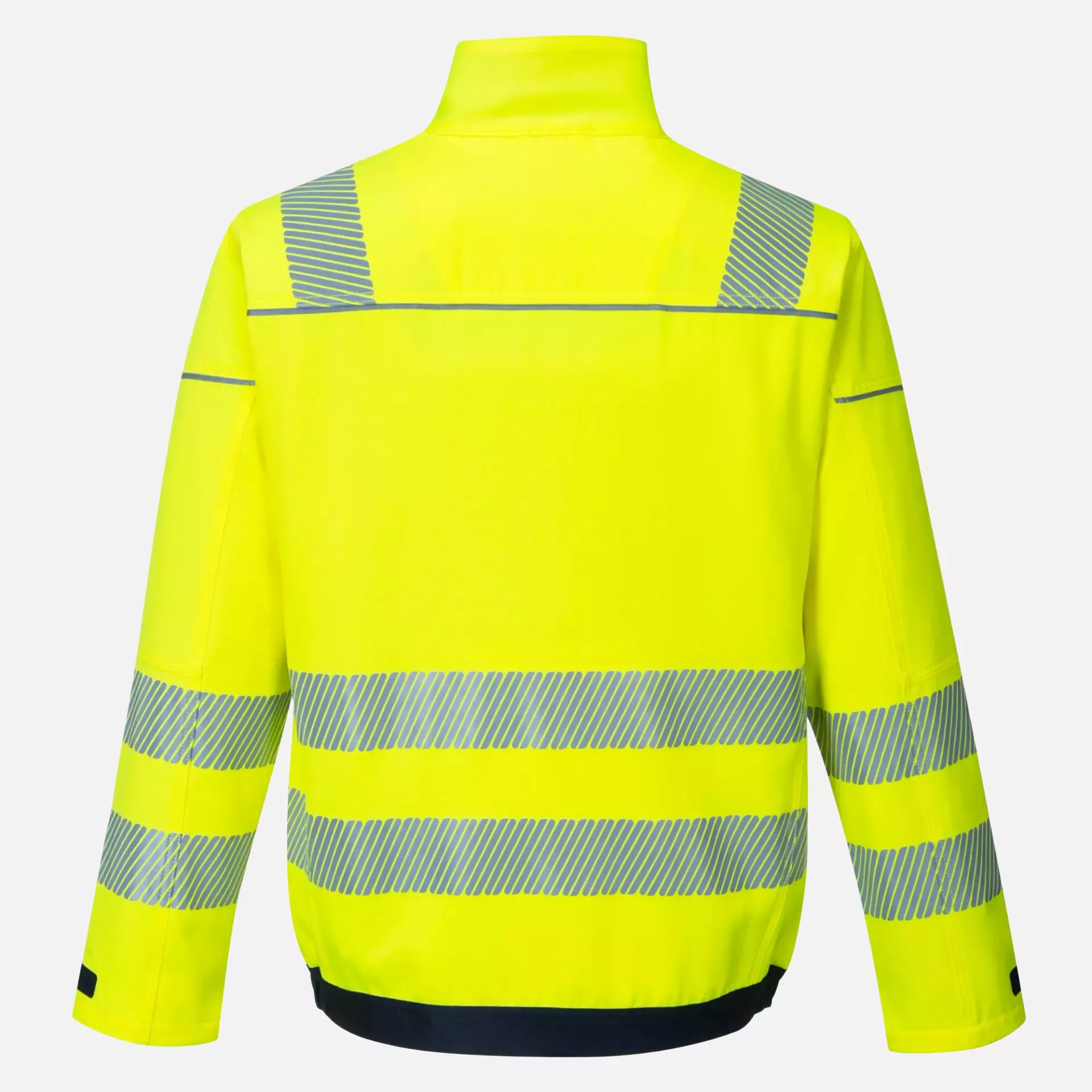 Portwest T500YNR, PW3 Hi-Vis Work Jacket, Yellow/Navy, image 2
