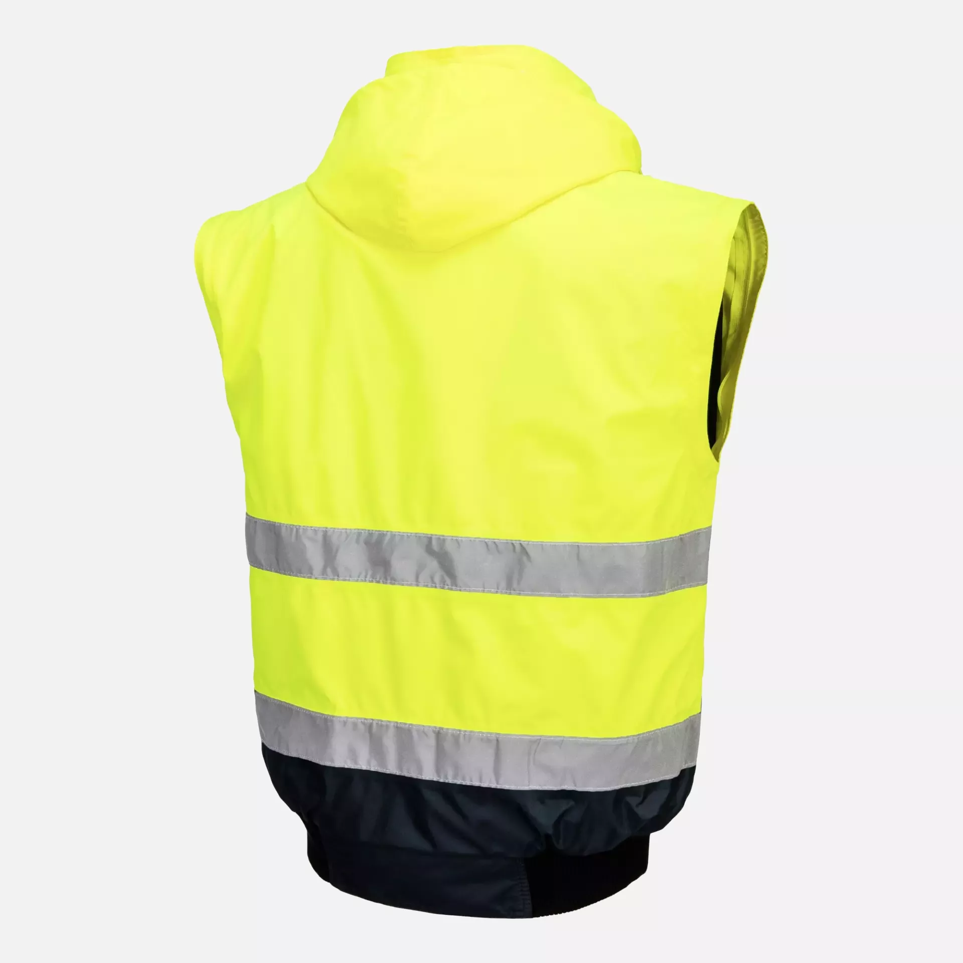 Portwest C465YNR, Hi-Vis 3-in-1 Contrast Bomber Jacket, Yellow/Navy, image 4