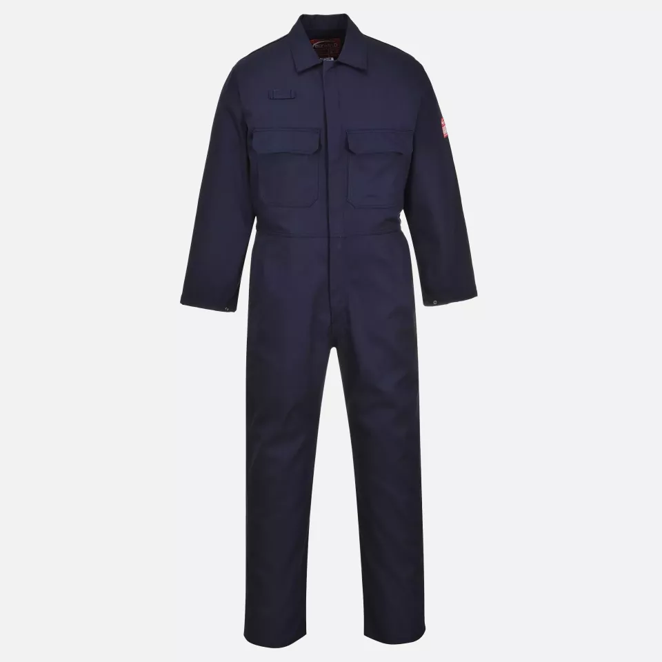 Portwest BIZ1NAT, Bizweld FR Coverall, Navy Tall, image 1, gallery thumbnail