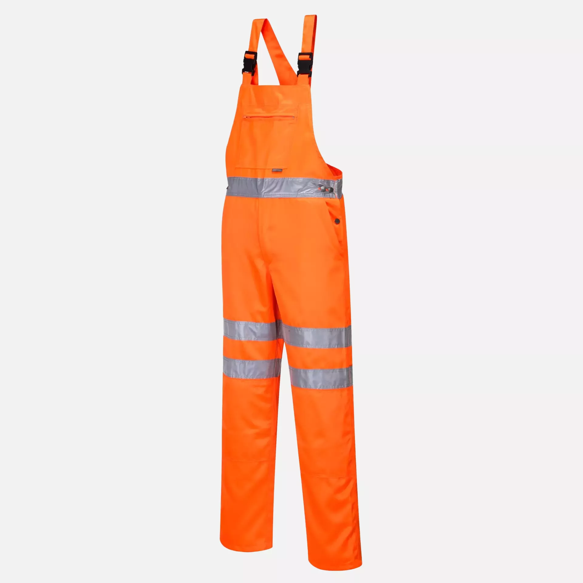 Portwest RT43ORR, Hi-Vis Polycotton Service Bib and Brace, Orange, image 3
