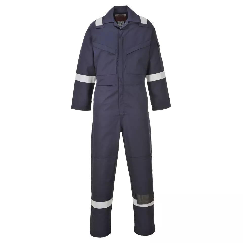 Portwest FF50NAR, Bizflame Work Aberdeen FR Coverall, Navy, image 1, gallery thumbnail