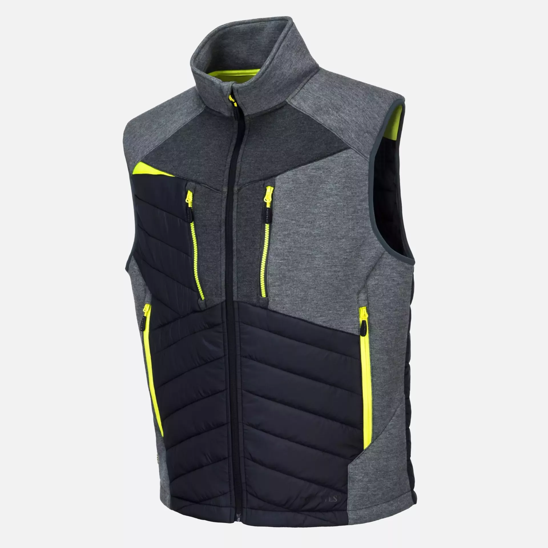 Portwest DX470MGR, DX4 Hybrid Baffle Gilet, Metal Grey, image 3