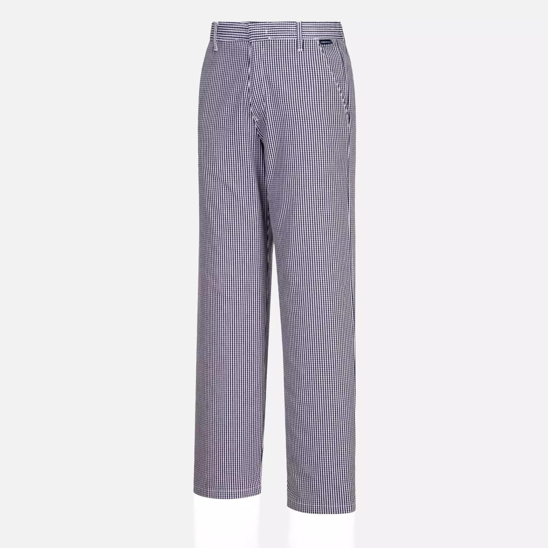 Portwest C075CHR, Chef's Barnet Trousers, Blue Check, image 3