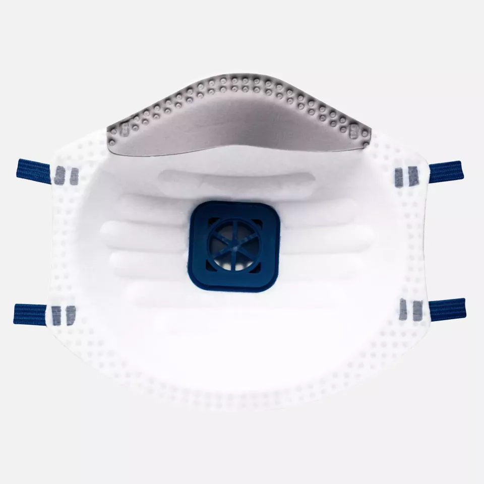 Portwest P201WHR, FFP2 Valved Respirator, White, image 2, gallery thumbnail