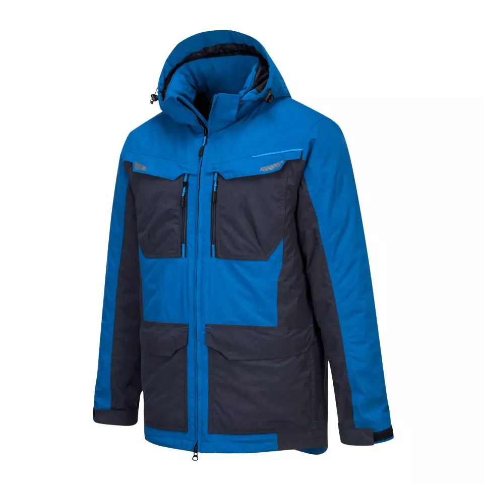Portwest T740PBR, WX3 Winter Jacket, Persian Blue, image 3, gallery thumbnail