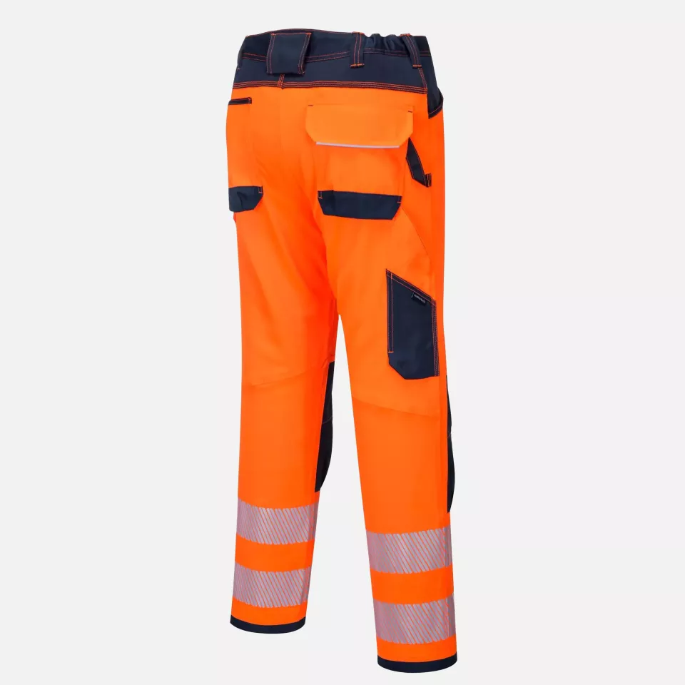 Portwest PW340ONR, PW3 Hi-Vis Arbeitshose, Orange/Marine, image 2, gallery thumbnail