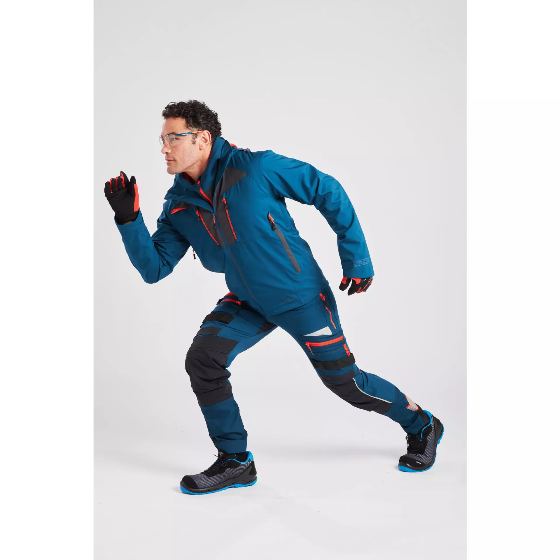 Portwest DX463MBR, DX4 Rain Jacket, Metro Blue, image 4