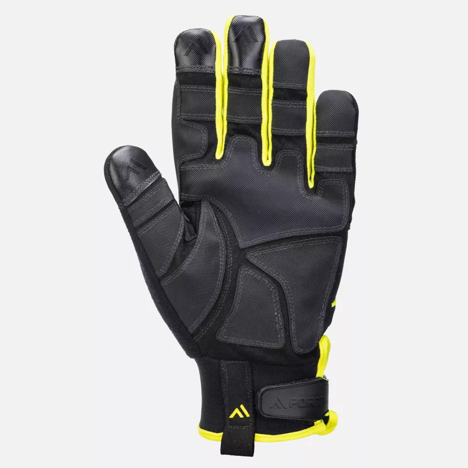 Portwest A792BKY, Needle Resistant Glove, Black/Yellow, image 2, gallery thumbnail