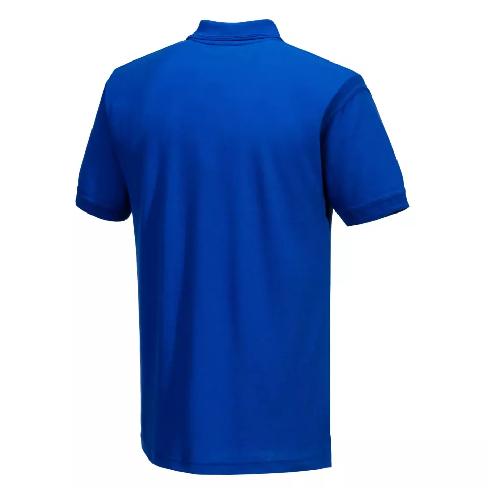 Portwest B210RBR, Naples Polo Shirt S/S, Royal Blue, image 4, gallery thumbnail