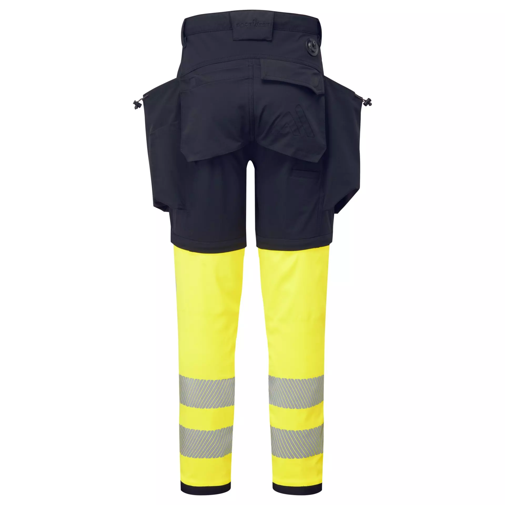 Portwest BX321BKY, Ultimate Modular 3-in-1 Trousers, Black/Yellow, image 8