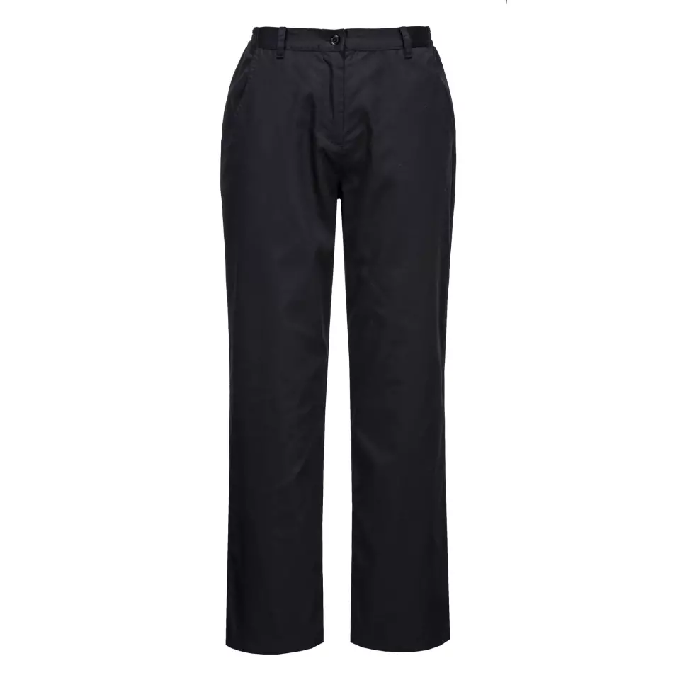 Portwest C071BKR, Chef's Women's Rachel Trousers, Black, image 1, gallery thumbnail