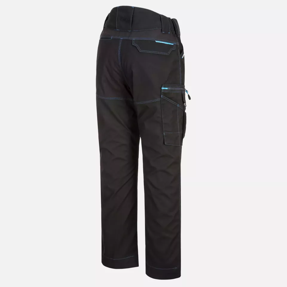 Portwest T711BKR, WX3 Service Trousers, Black, image 4, gallery thumbnail