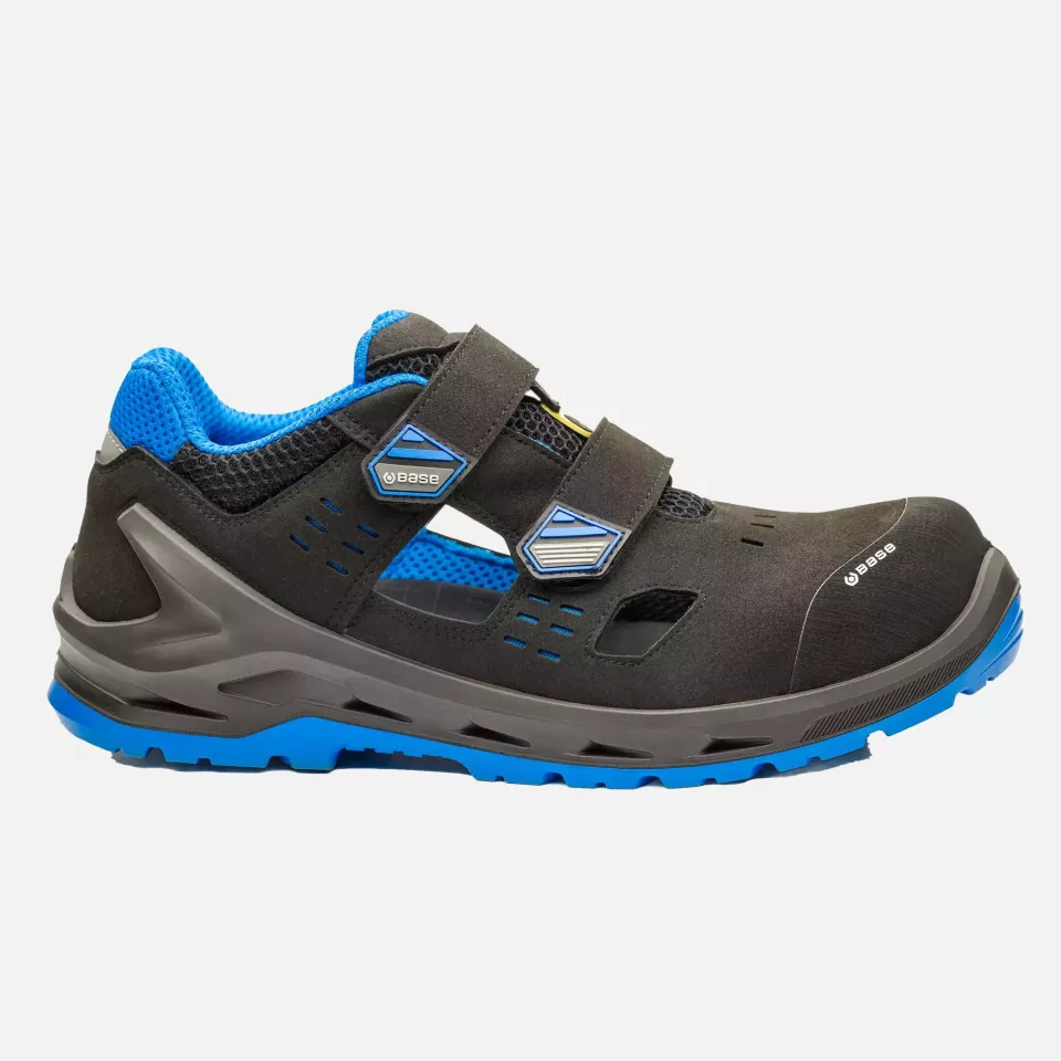 Portwest B1205BKB, I-Bit Sandal S1P ESD SRC, Black/Blue, image 1, gallery thumbnail