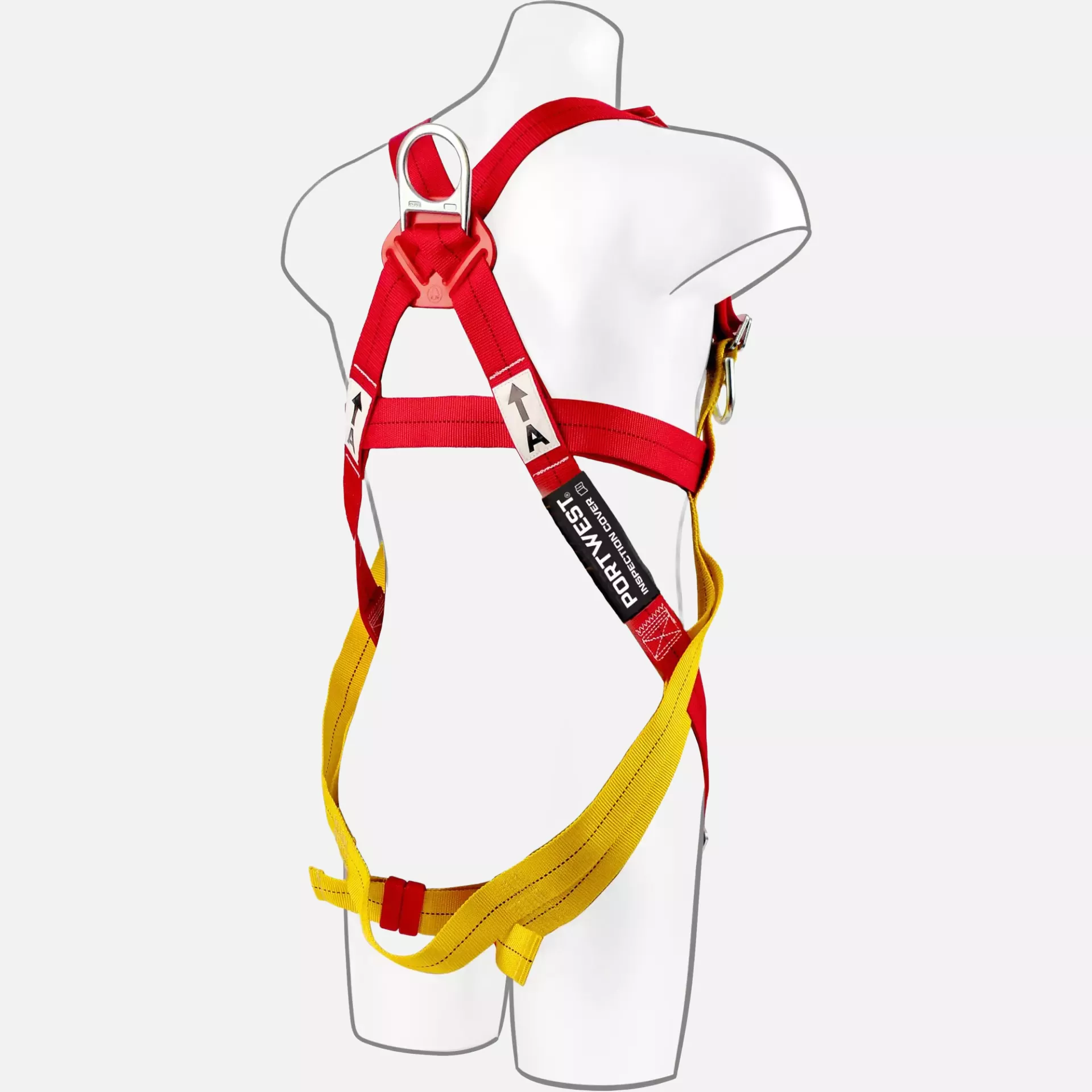 Portwest FP10RER, 2 Point Plus Harness, Red, image 6