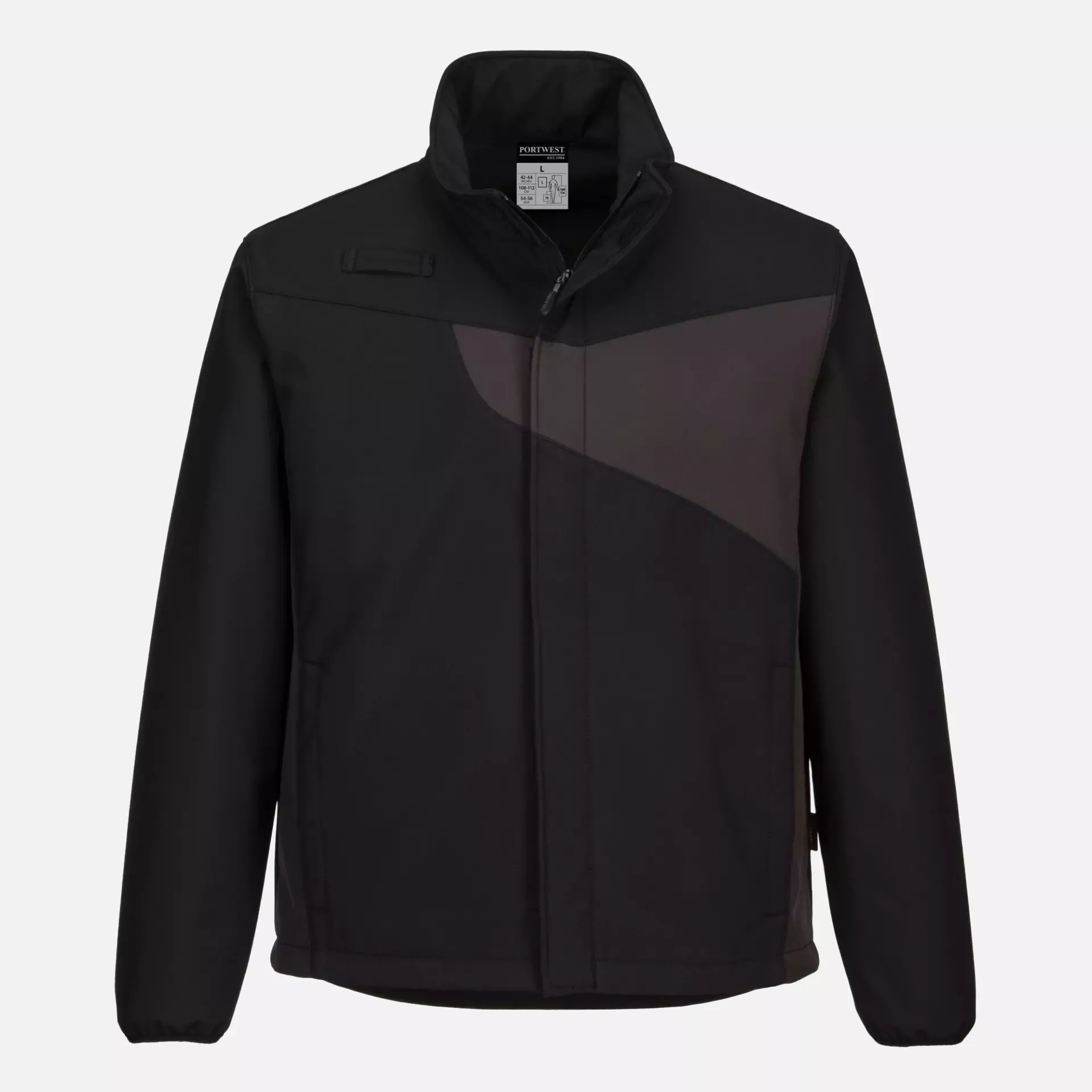 Portwest PW271BZR, PW2 Softshell (2L), Black/Zoom Grey, image 4