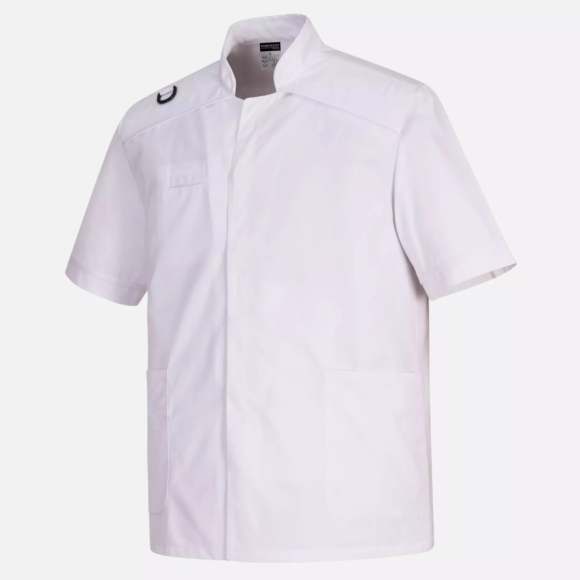 Portwest C821WHR, Men's Medical Tunic, White, image 3