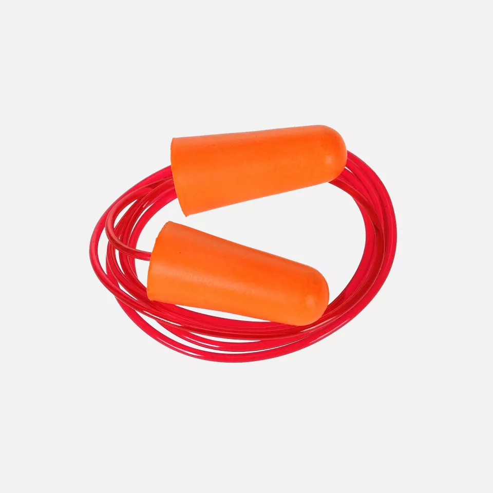 Portwest EP08ORR, Corded PU Foam Ear Plugs, Orange, image 1, gallery thumbnail